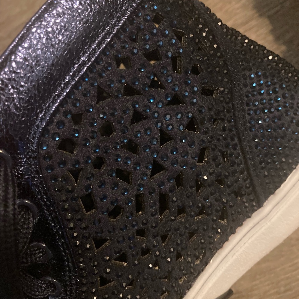 Rhinestone high top sneakers - Picture 2 of 4